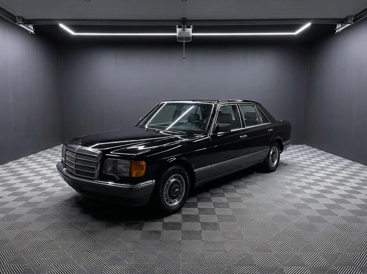 Mercedes klasy S — korekta lakieru — po